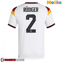 Moške Nogometnih dresov Nemčija Antonio Rudiger #2 Domači SP 2026 Kratki rokavi